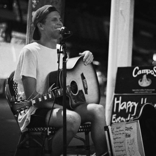 Busking in Byron Bay