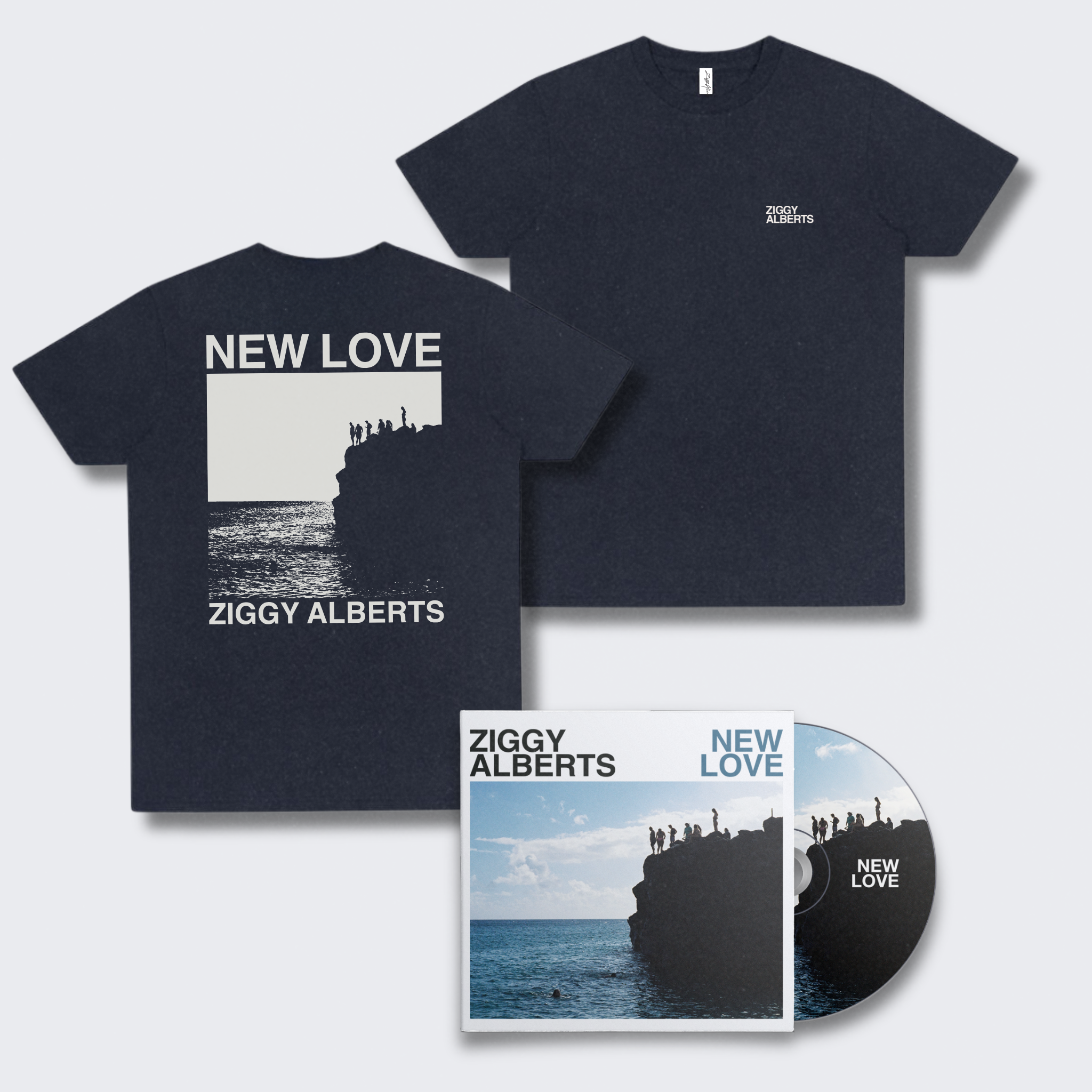 NEW LOVE CD + T-SHIRT BUNDLE