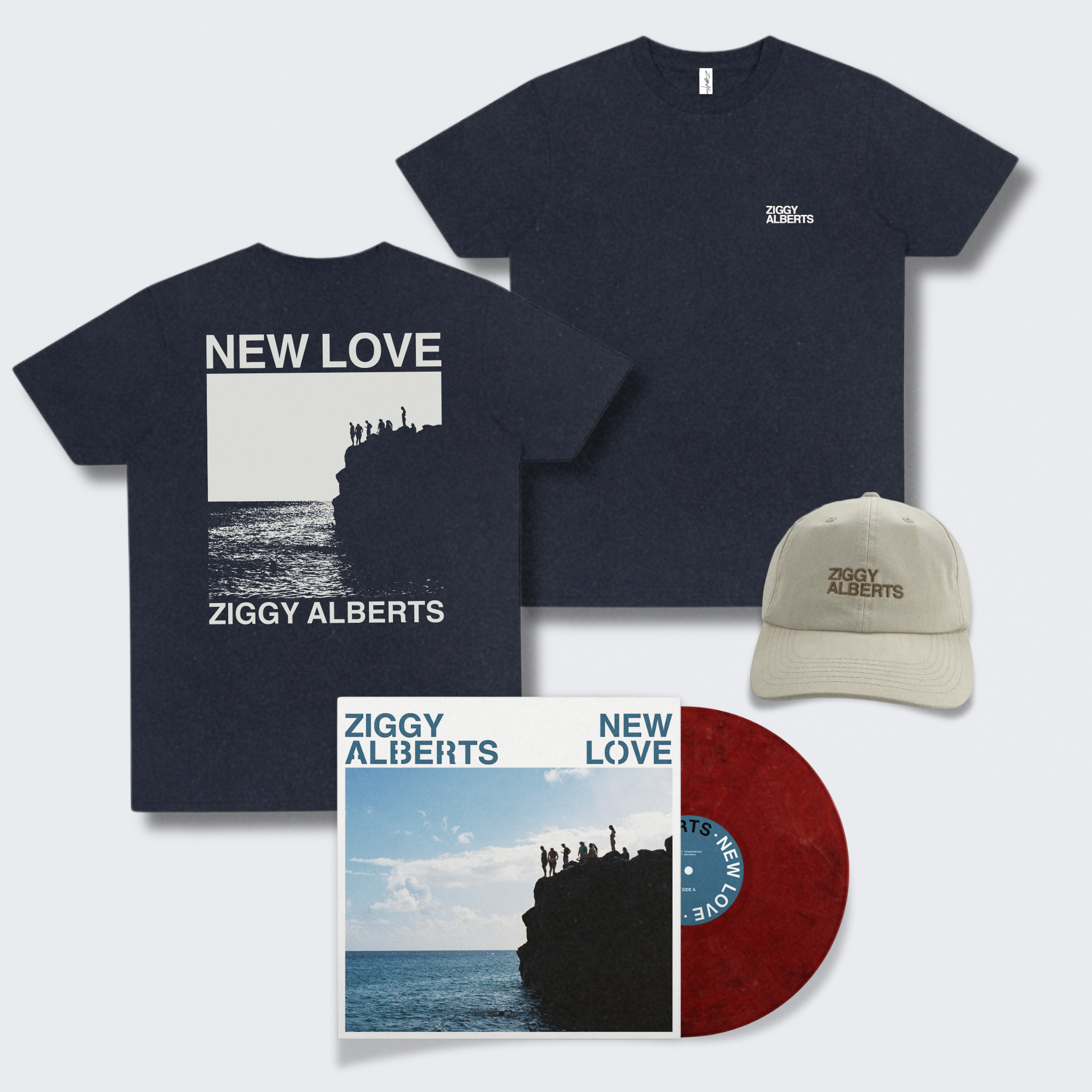 NEW LOVE VINYL + T-SHIRT & CAP BUNDLE [PRE-ORDER]