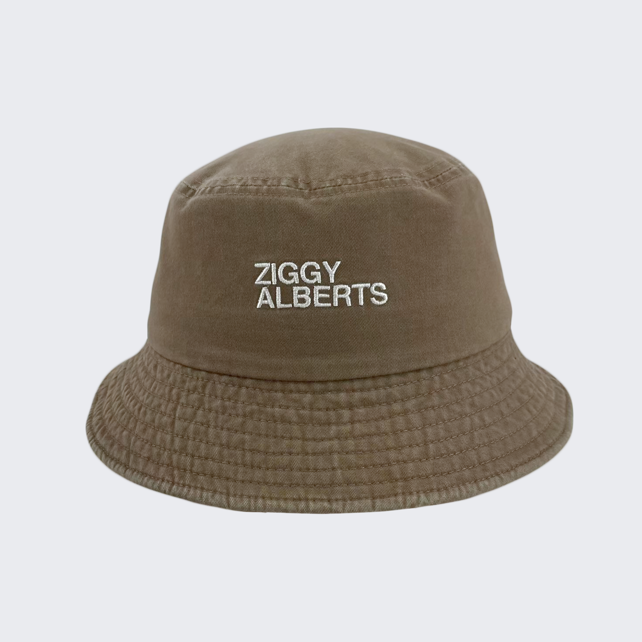 Ziggy Alberts Brown Bucket Hat